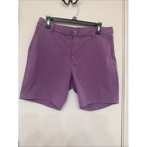 Lululemon Commission Short 7" Light Purple Mens Waist 32 Casual Woven Shorts